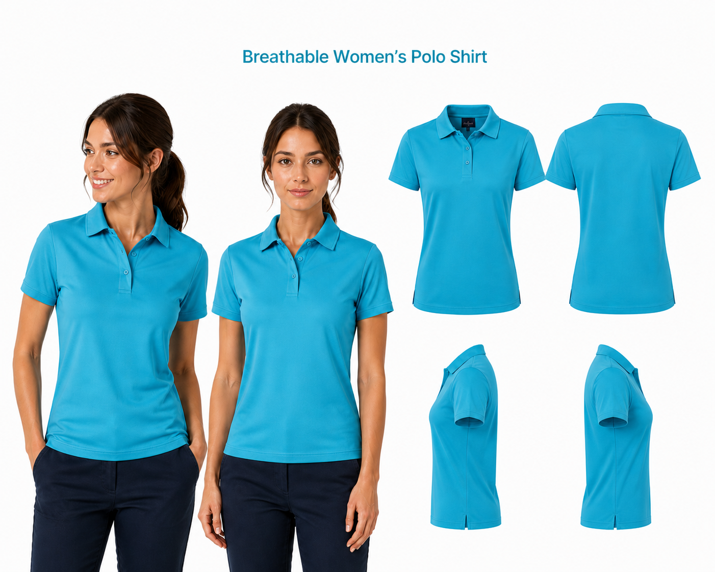 Blank Polo Shirt 100 % Polyester