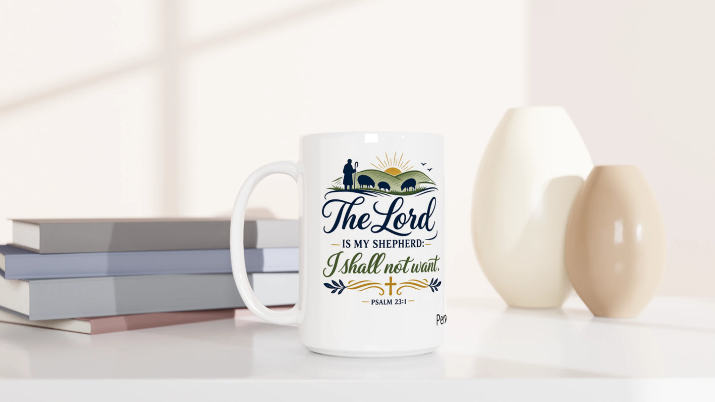 Customisable Psalm 23:1 Mug